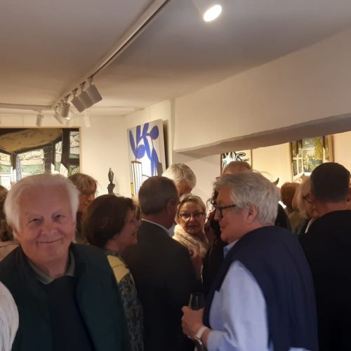 inauguration galerie arnaud bard rue haute honfleur