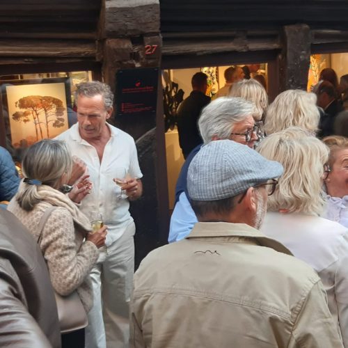 inauguration galerie arnaud bard rue haute honfleur