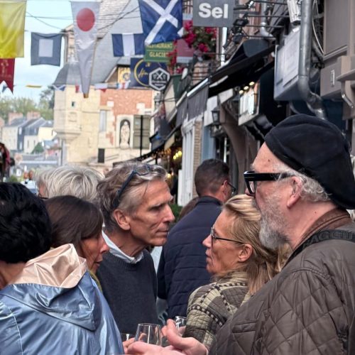 inauguration galerie arnaud bard rue haute honfleur