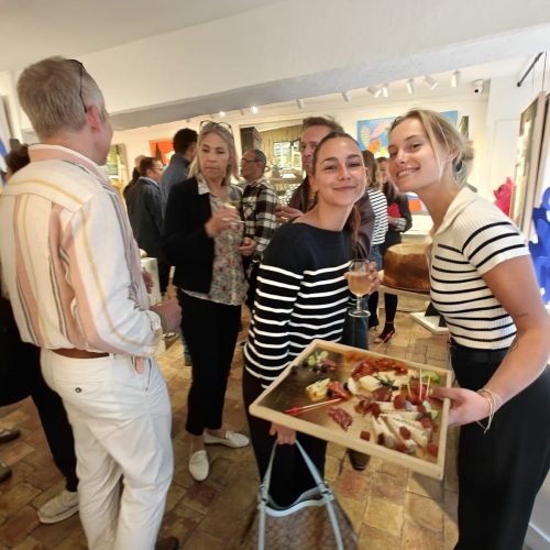 inauguration galerie arnaud bard rue haute honfleur
