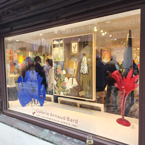 inauguration galerie arnaud bard rue haute honfleur